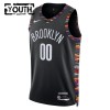 Dres Brooklyn Nets Prilagođeni Nike 2025-26 City Edition Crno Swingman - Dječji